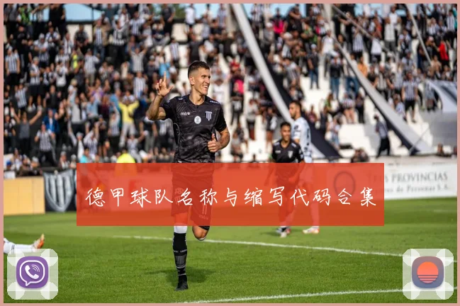 德甲球队名称与缩写代码合集